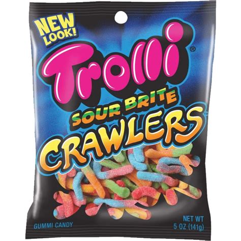 individual packs of gummy worms|Trolli Sour Brite Candy Crawlers Gummi Worms –。